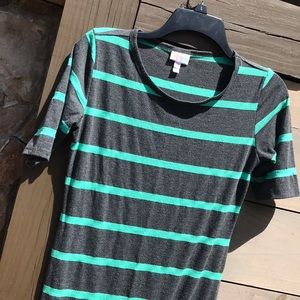 LuLaRoe Striped Julia Dress - Size XS
